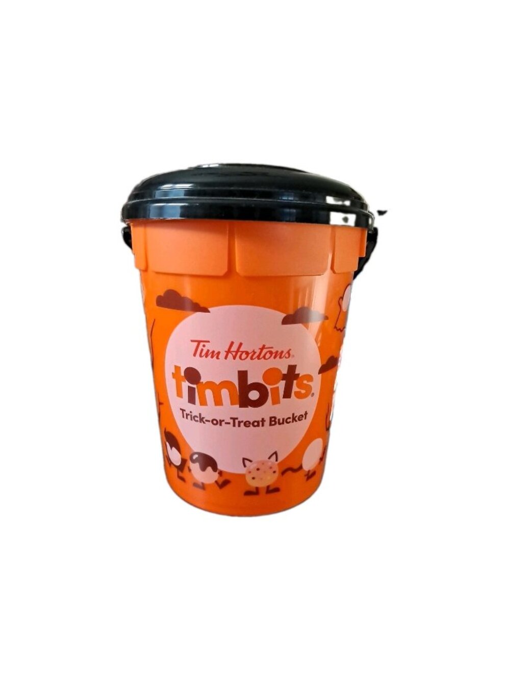 Tim Hortons Halloween Bucket. Timbits Trick-Or-Treat Bucket-Whirley B-642